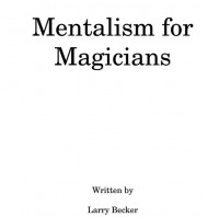 Larry Becker – Mentalism for Magicians